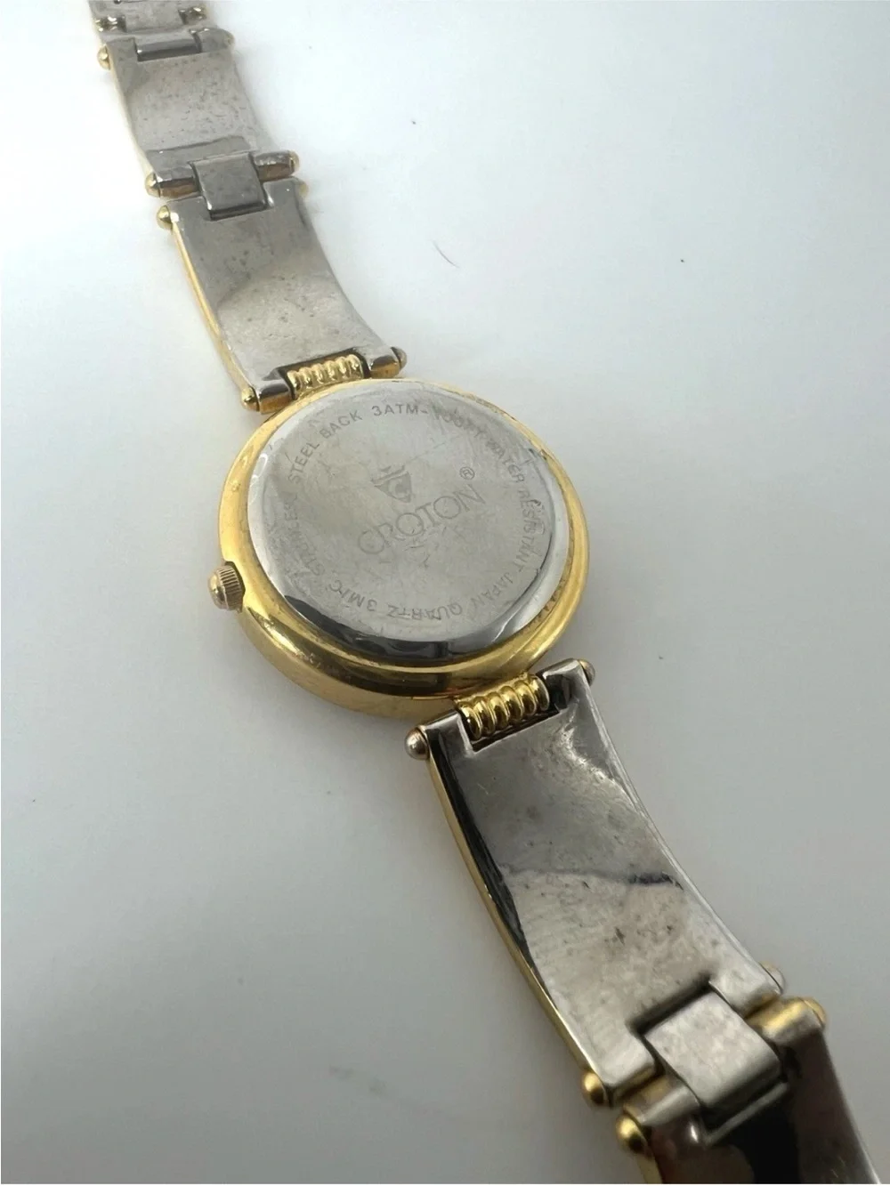 Croton Gold and Silver Two-Tone Ladies Quartz Watch